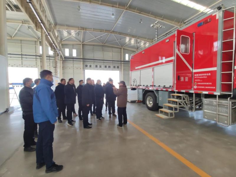 安陽(yáng)縣委書記王紅兵及安陽(yáng)焦作兩地消防救援支隊(duì)領(lǐng)導(dǎo)到獵鷹安陽(yáng)工廠觀摩指導(dǎo)