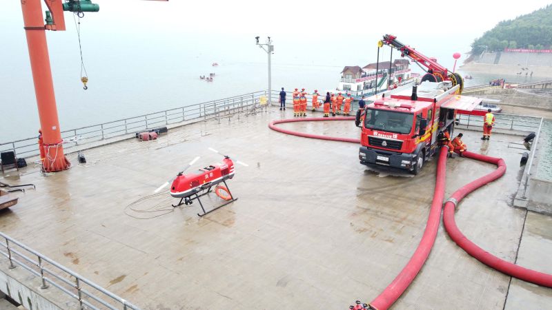 水域救援新利器 | 獵鷹無人機應急救援裝備參加河南抗洪搶險實戰演練