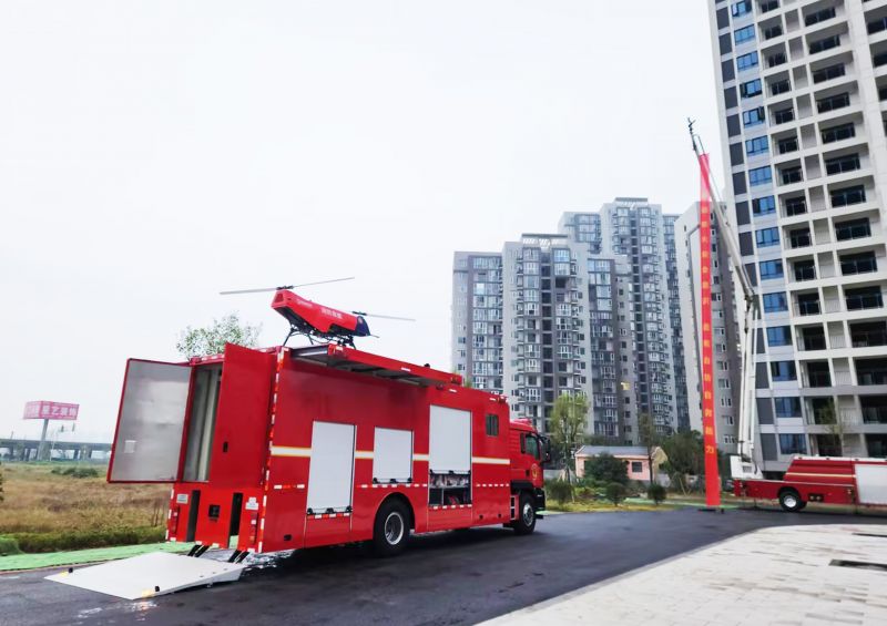 獵鷹裝備亮相四地119消防宣傳日活動 