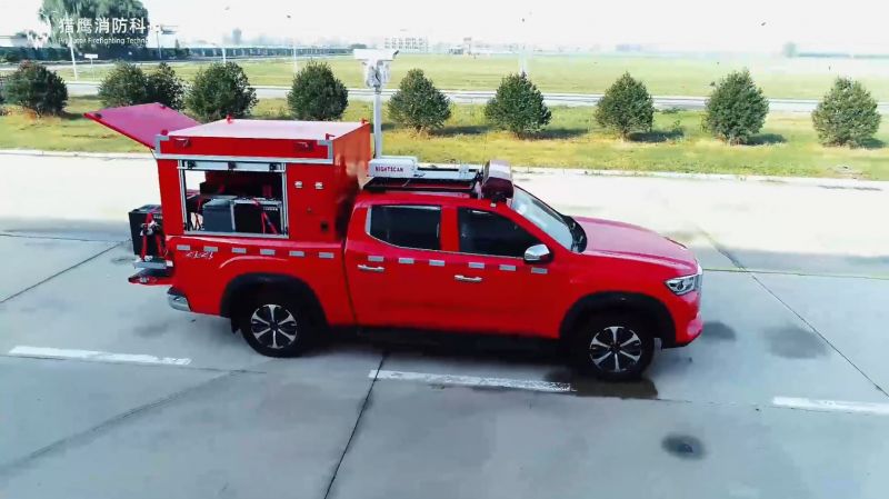 獵鷹無人機器材消防車